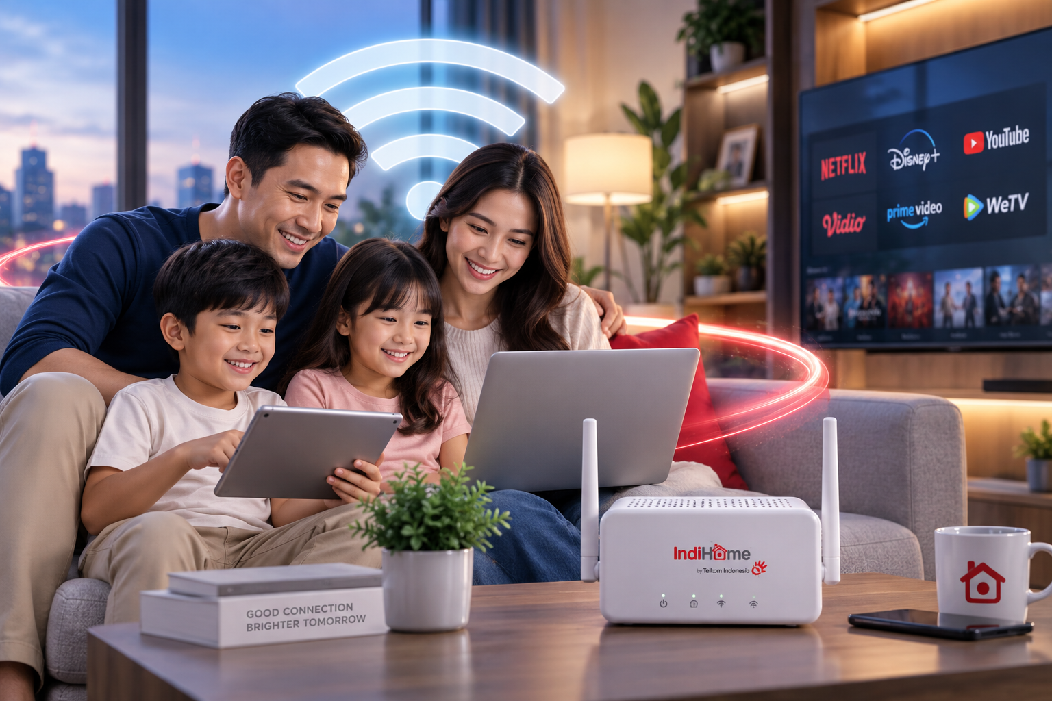 Internet IndiHome untuk keluarga